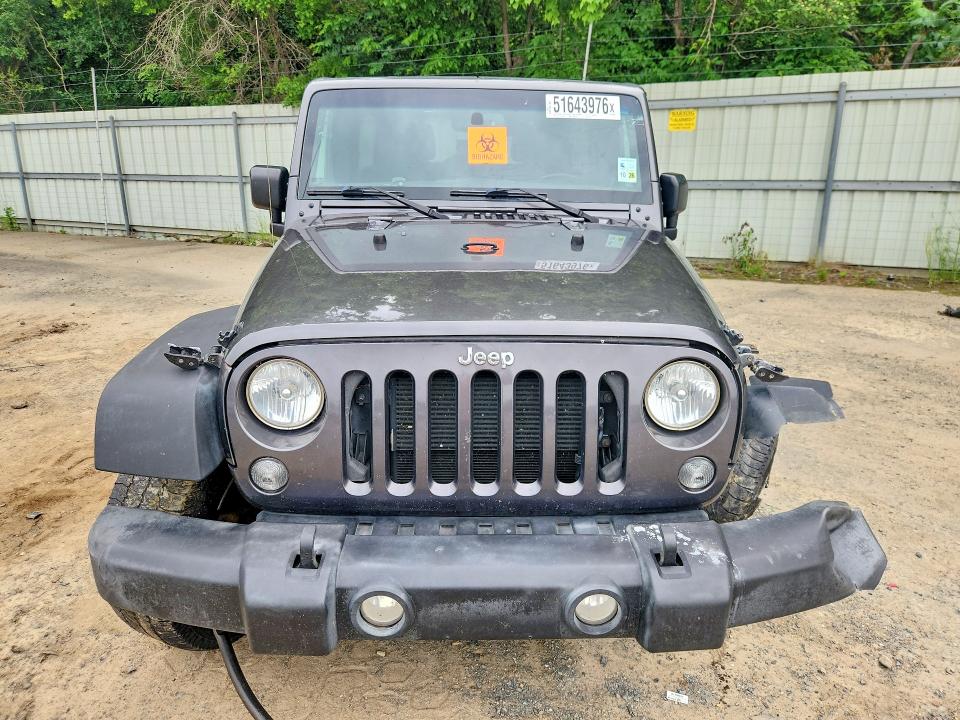 2016 Jeep Wrangler / VIN 1C4BJWDG0GL287865 COPART salvage auction — SIDE, La - Cert Of Title-Salvage, sold $3,650 on 2026-07-02 (photo 5)