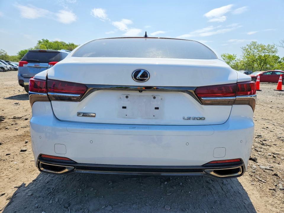 2018 Lexus Ls 500 VIN JTHB51FF8J5005753 COPART salvage auction — REAR END, MD - CERT OF SALVAGE > 75% DAMAGE, sold $17,500 on 2026-09-01 (photo 6)