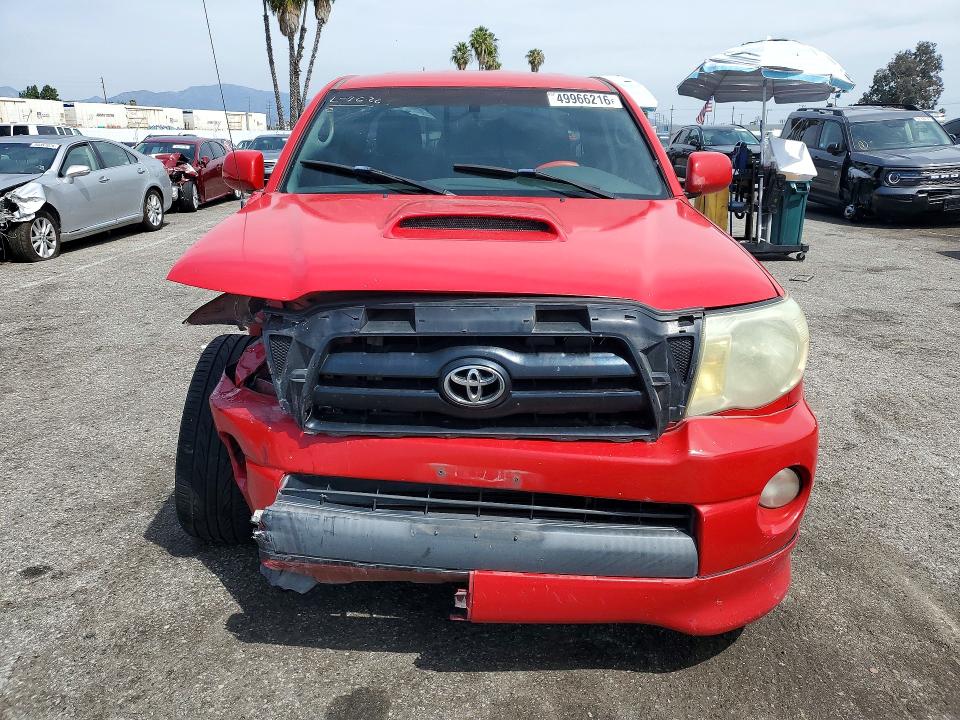 2006 Toyota Tacoma VIN 5TETU22N86Z206259 COPART salvage auction — FRONT END, Ca - Salvage Certificate, sold $4,150 on 2026-07-24 (photo 5)