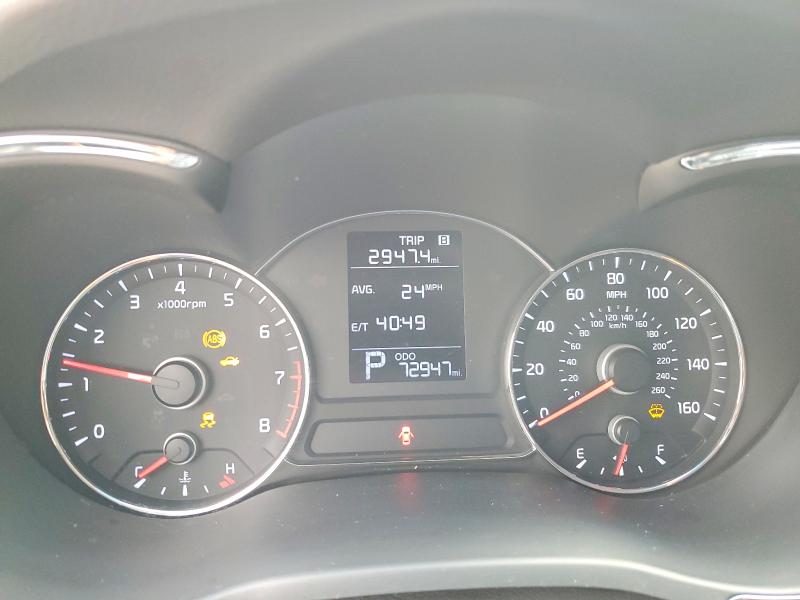 2016 Kia Forte VIN KNAFX4A66G5571678 COPART salvage auction — FRONT END, Tx - Salvage Vehicle Title, sold $1,600 on 2026-07-15 (photo 9)