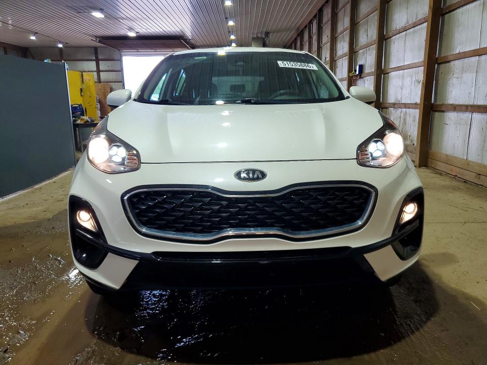 2021 Kia Sportage VIN KNDPMCAC2M7942027 COPART salvage auction — HAIL, Oh - Cert Of Title-Salvage, sold $5,700 on 2026-07-16 (photo 5)