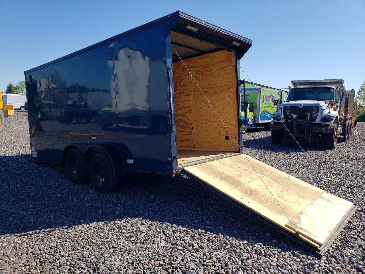 2026 Quality Cargo 16' Cargo VIN 50ZBE1169TN070679 COPART salvage auction — Front End, IN - CERT OF TITLE-SALVAGE TITLE, sold $1,450 on 2026-07-09 (photo 4)