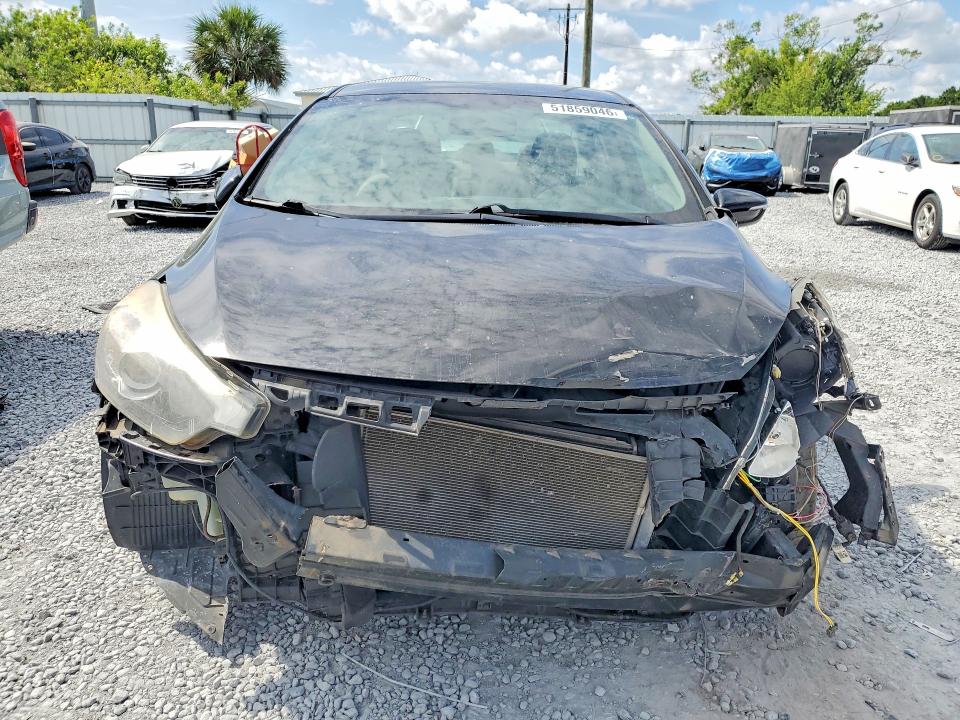 2014 Kia VIN KNAFX4A6XE5062318 COPART salvage auction — FRONT END, Fl - Cert Of Title Slvg Rebuildable, sold $725 on 2026-07-10 (photo 5)