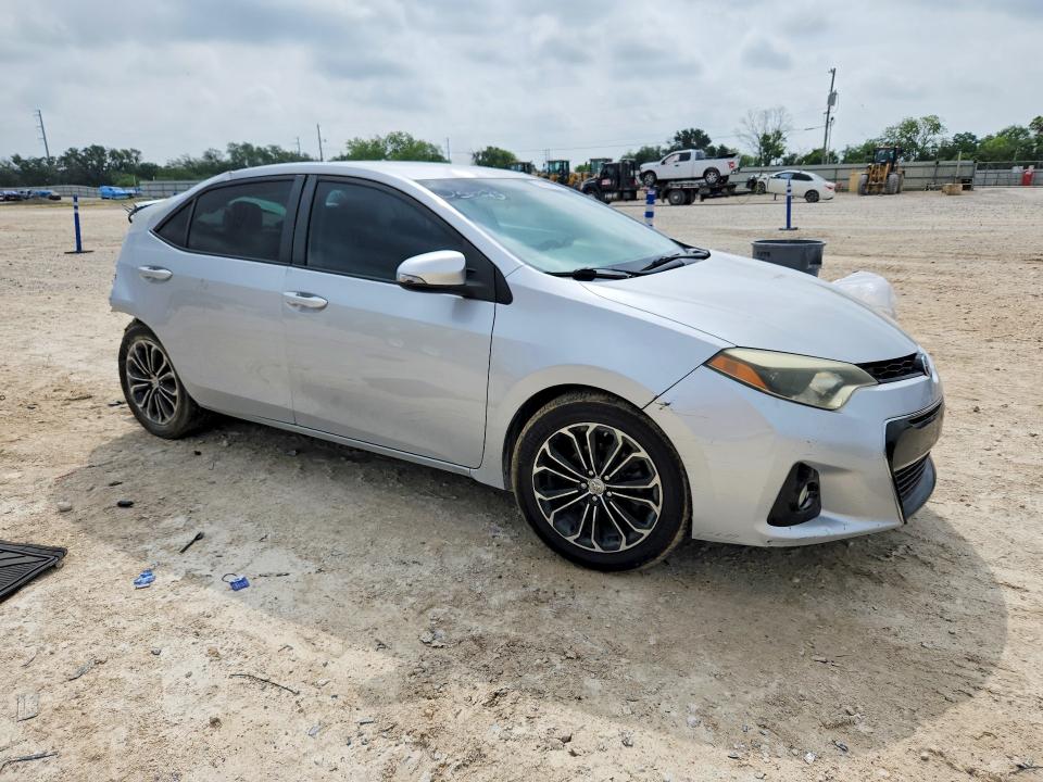 2015 Toyota Corolla VIN 5YFBURHE7FP232644 COPART salvage auction — REAR END, Id - Salvage Certificate Of Title, sold $1,000 on 2026-07-09 (photo 4)