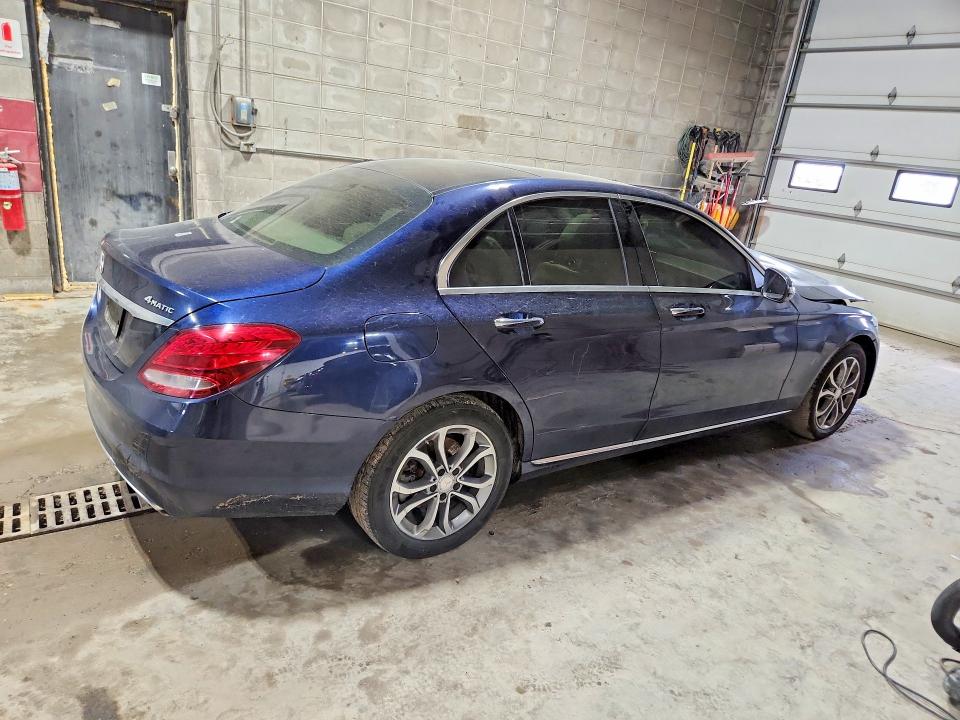 2017 Mercedes-benz C-klasse VIN 55SWF4KB4HU184062 COPART salvage auction — FRONT END, Mn - Cert Of Title-Salvage, sold $1,700 on 2026-07-02 (photo 3)