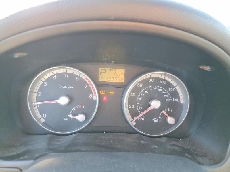 2008 Hyundai Accent VIN KMHCN46C28U233286 COPART salvage auction — FRONT END, Ca - Salvage Certificate, sold $100 on 2026-07-27 (photo 9)