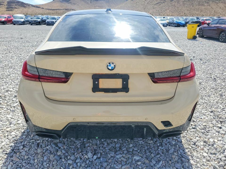 2025 BMW M340i VIN 3MW69FT00S8F43630 COPART salvage auction — FRONT END, Nv - Salvage Title, sold $28,250 on 2026-07-08 (photo 6)