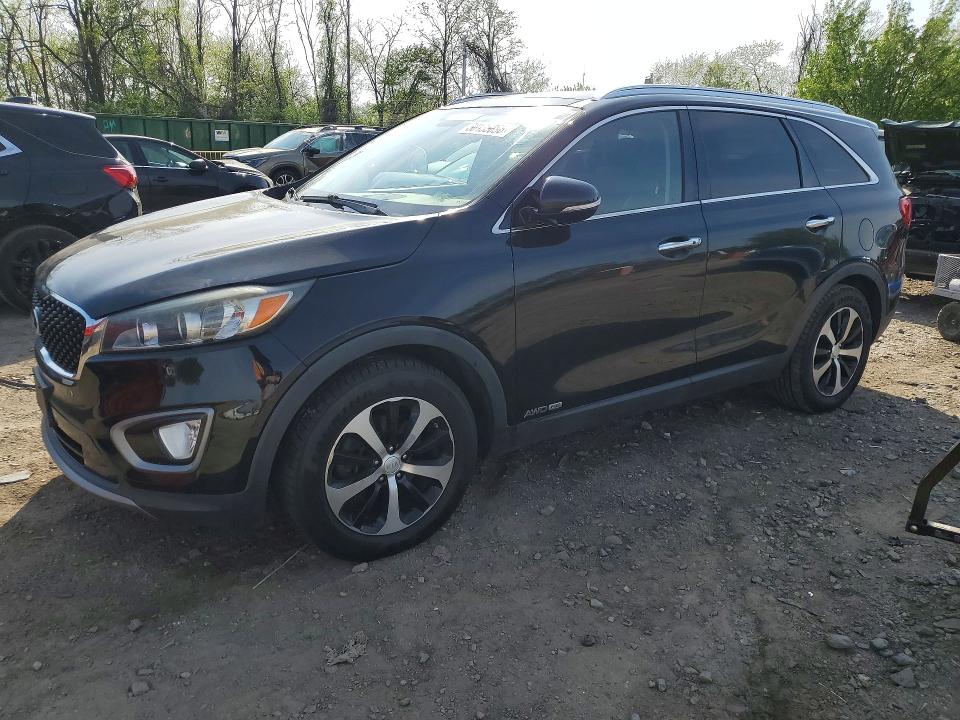 2016 Kia Sorento VIN 5XYPHDA5XGG068156 COPART salvage auction — FRONT END, Va - Certificate Of Title, sold $2,450 on 2026-07-02 (photo 1)