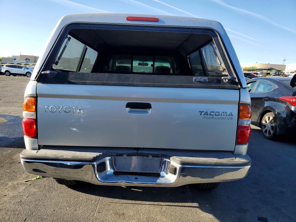 2002 Toyota Tacoma VIN 5TESN92N72Z115981 COPART salvage auction — FRONT END, Nv - Salvage Title, sold $2,700 on 2026-07-13 (photo 6)