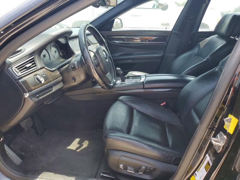 2013 BMW 7 series VIN WBAYE8C54DDE22135 COPART salvage auction — FRONT END, Tx - Certificate Of Title (P), sold $2,300 on 2026-07-09 (photo 7)