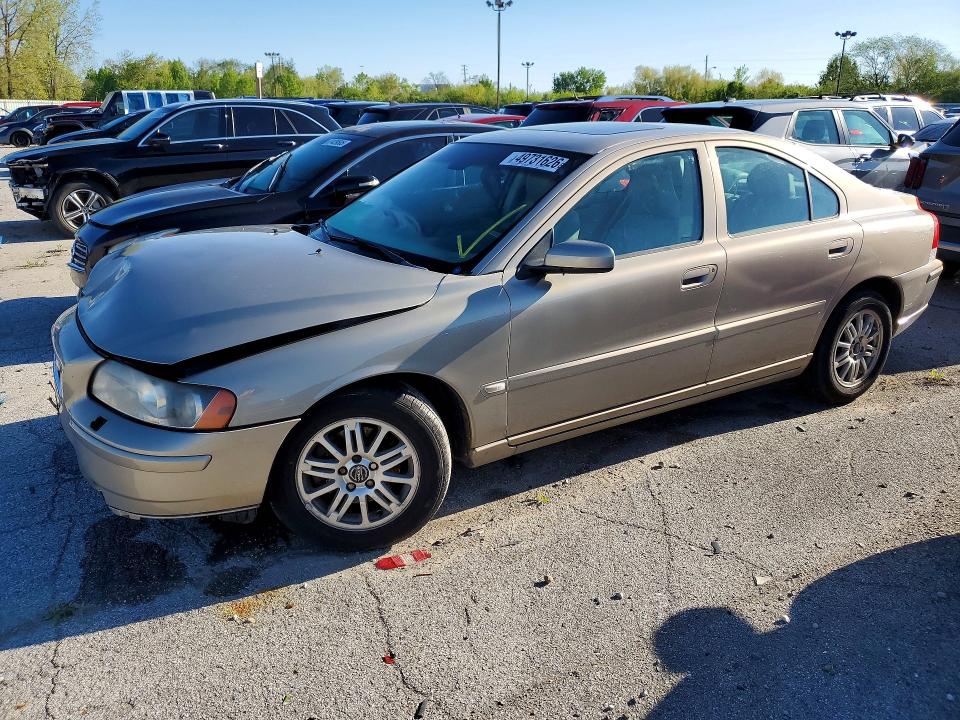 2005 Volvo S60 VIN YV1RS612052454033 COPART salvage auction — FRONT END, In - Certificate Of Title, sold $250 on 2026-07-07 (photo 1)