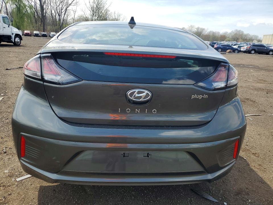 2021 Hyundai Ioniq VIN KMHC75LD1MU256582 COPART salvage auction — FRONT END, Ct - Cert Of Title-Salvage, sold $1,800 on 2026-07-07 (photo 6)