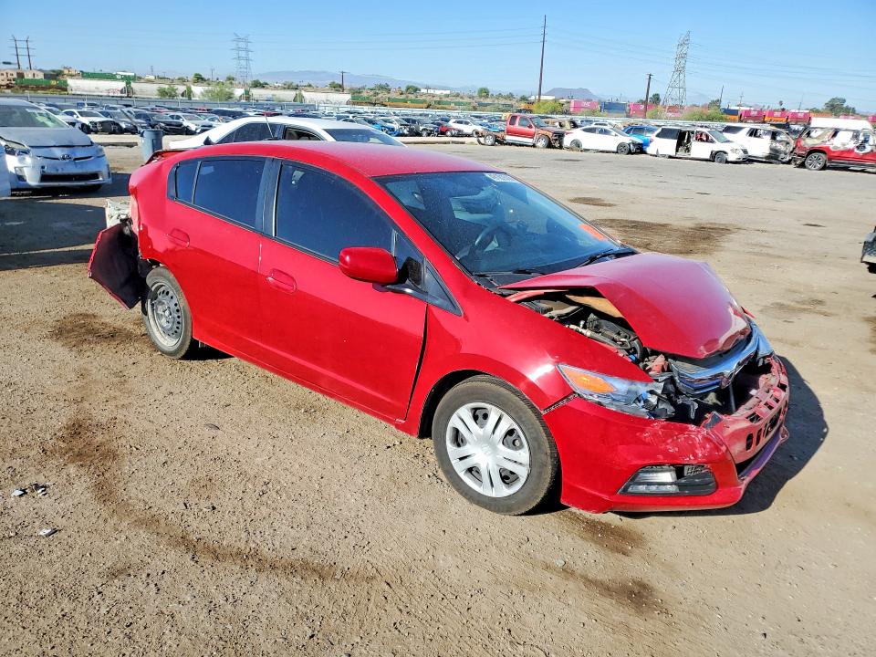 2014 Honda Insight VIN JHMZE2H39ES003184 COPART salvage auction — REAR END, Az - Cert Of Title - Salvage, sold $350 on 2026-07-06 (photo 4)