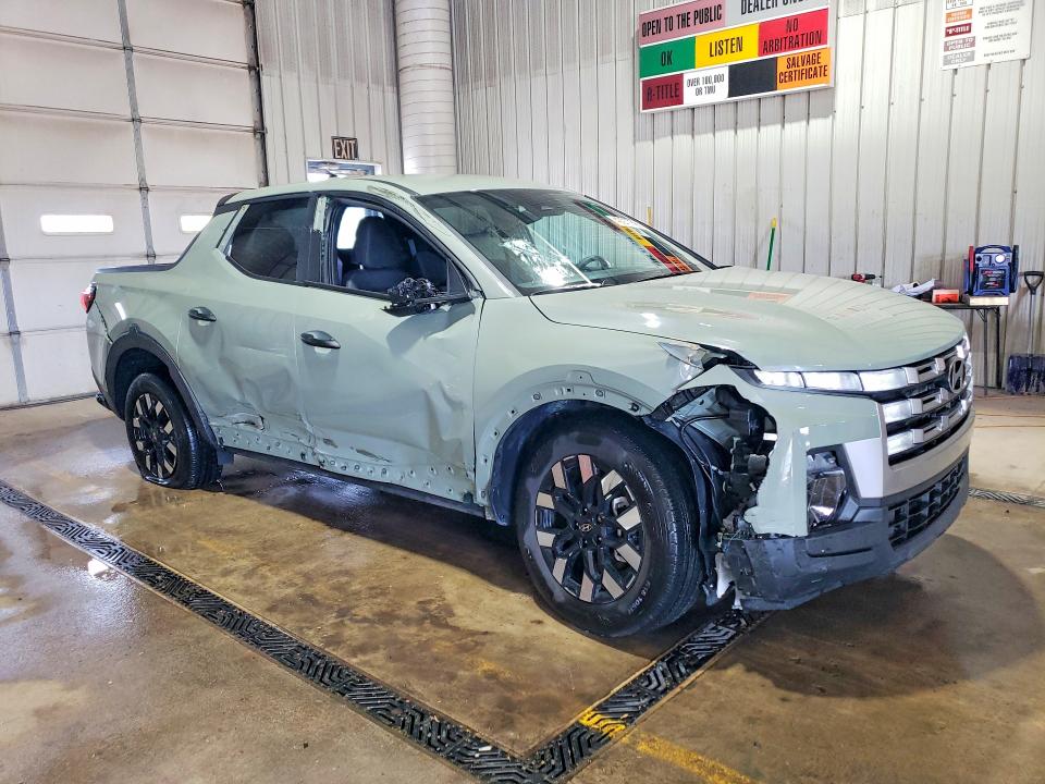 2025 Hyundai Santa cruz VIN 5NTJADDE7SH140519 COPART salvage auction — SIDE, Pa - Certificate Of Salvage, sold $10,000 on 2026-07-20 (photo 4)