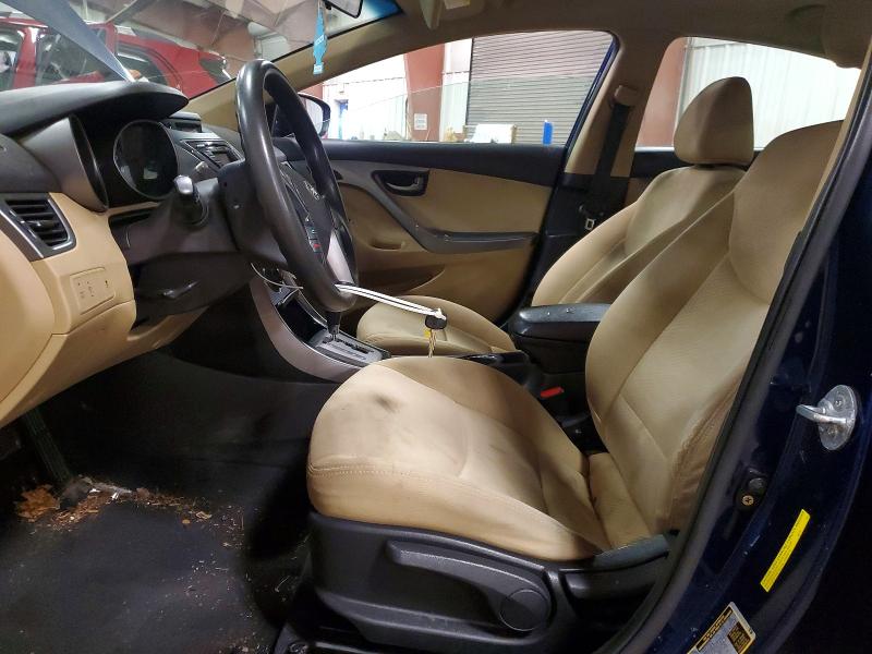 2013 Hyundai Elantra VIN KMHDH4AE4DU536147 COPART salvage auction — REAR END, Mi - Certificate Of Title, sold $200 on 2026-07-10 (photo 7)