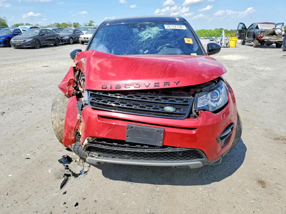 2018 Land rover Discovery VIN SALCR2RX6JH778247 COPART salvage auction — FRONT END, Salvage Title, sold $700 on 2026-07-22 (photo 5)