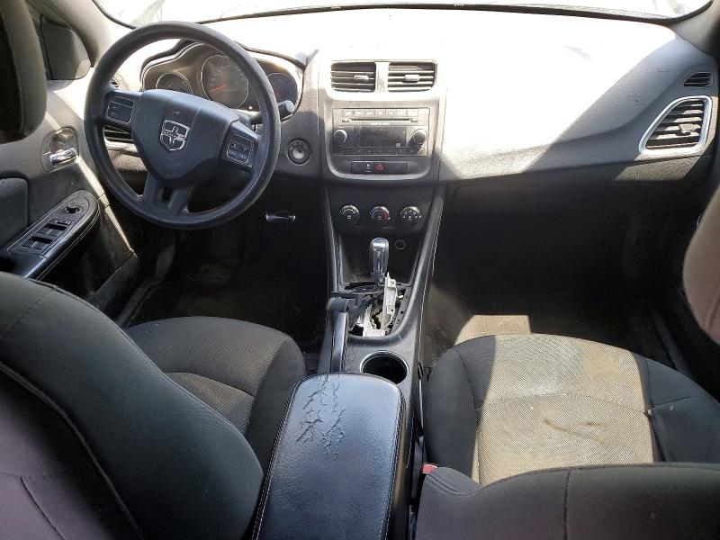 2014 Dodge Avenger VIN 1C3CDZABXEN115919 COPART salvage auction — FRONT END, Ca - Salvage Certificate, sold $600 on 2026-07-08 (photo 8)