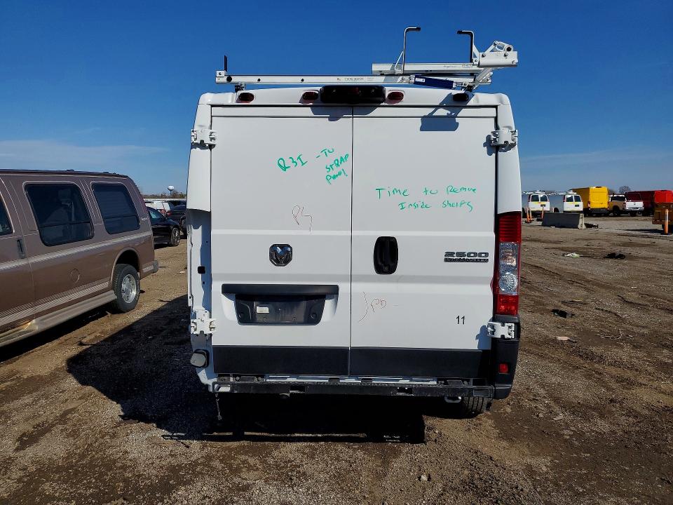 2023 Ram Promaster city VIN 3C6LRVVG4PE529692 COPART salvage auction — REAR END, Il - Salvage Certificate, sold $7,900 on 2026-07-09 (photo 6)