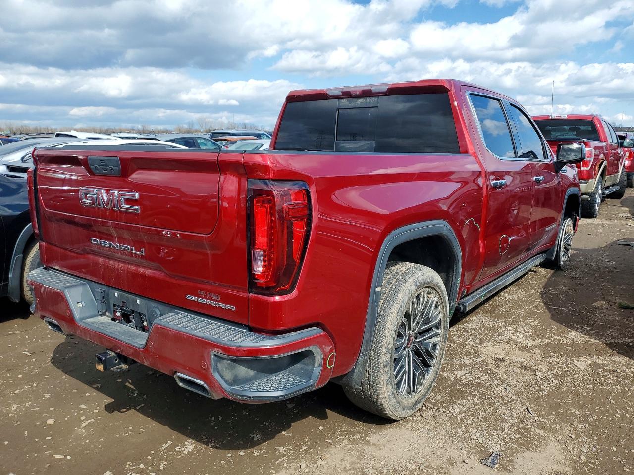 2021 GMC Sierra VIN 1GTU9FEL6MZ160785 COPART salvage auction — Side, IL - SALVAGE CERTIFICATE, sold $21,700 on 2026-07-07 (photo 3)