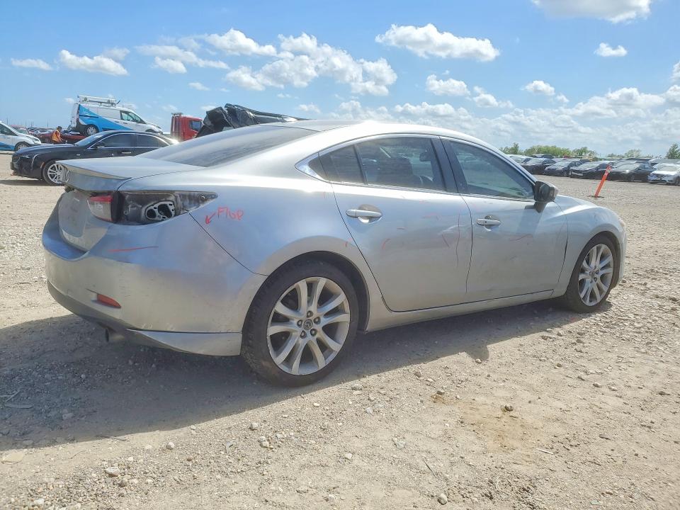 2015 Mazda 6 VIN JM1GJ1W51F1179964 COPART salvage auction — REAR END, Tx - Salvage Vehicle Title, sold $425 on 2026-07-23 (photo 3)