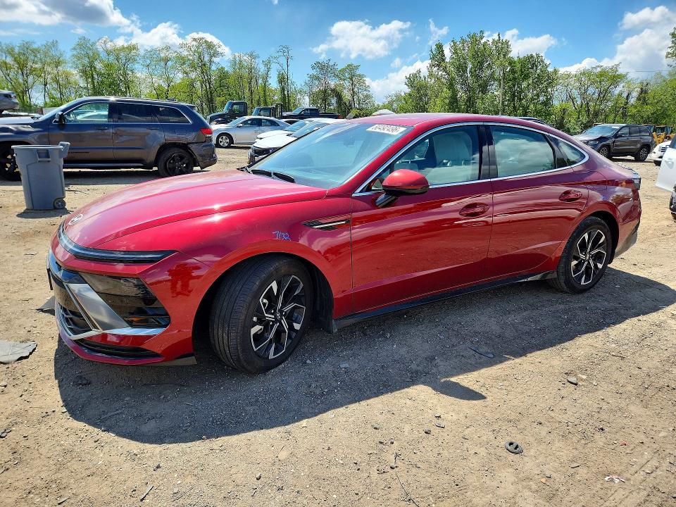 2024 Hyundai Sonata VIN KMHL64JAXRA397312 COPART salvage auction — SIDE, Md - Cert Of Salvage > 75% Damage, sold $5,300 on 2026-07-07 (photo 1)