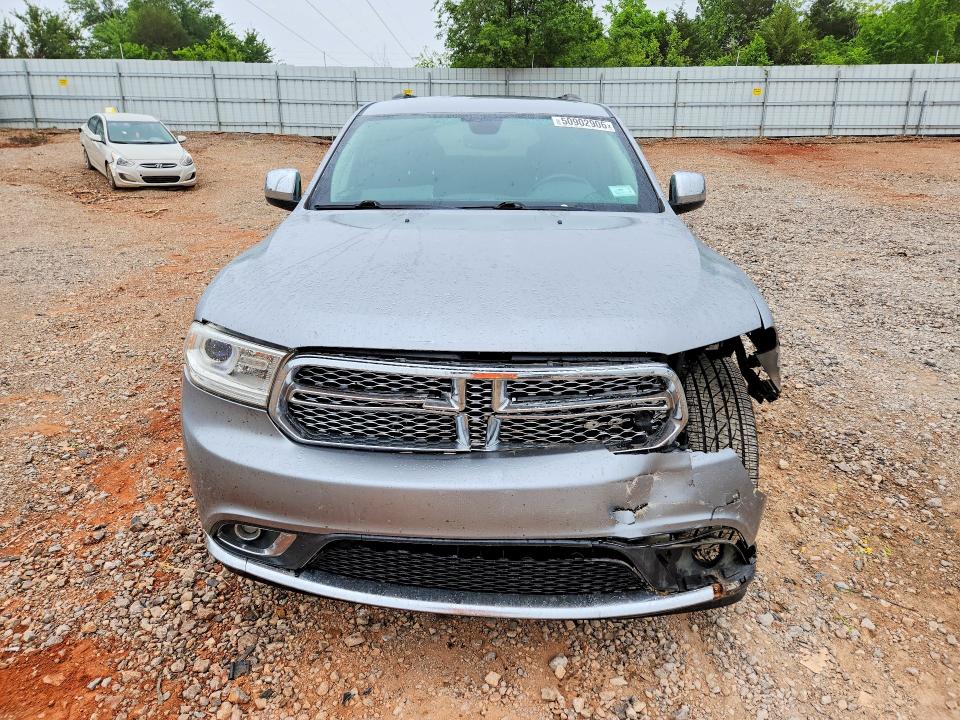 2017 Dodge Durango VIN 1C4RDHAG2HC680550 COPART salvage auction — FRONT END, Id - Salvage Certificate Of Title, sold $2,950 on 2026-07-09 (photo 5)