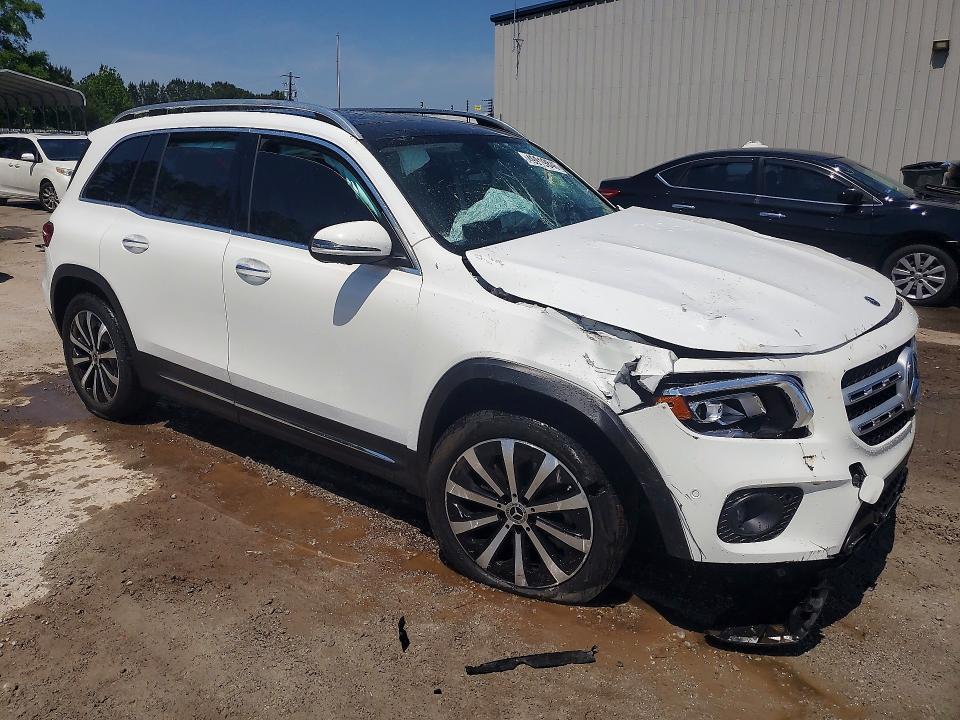 2021 Mercedes-benz Glb VIN W1N4M4GB4MW154887 COPART salvage auction — SIDE, Sc - Cert Of Title-Salvage, sold $5,100 on 2026-07-06 (photo 4)