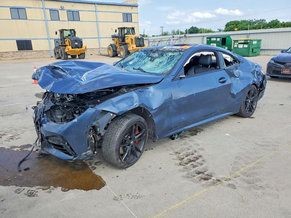 2021 BMW M440i VIN WBA13AR08MCE79258 — COPART salvage auction photo
