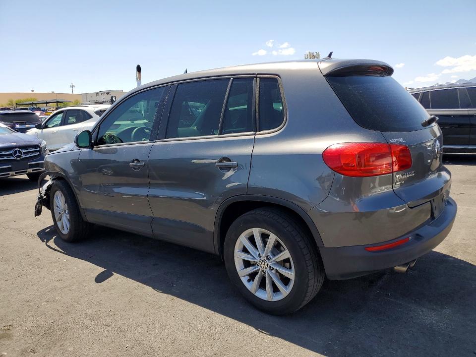 2017 Volkswagen Tiguan VIN WVGAV7AX7HK046141 COPART salvage auction — FRONT END, Nv - Salvage Title, sold $2,850 on 2026-07-08 (photo 2)