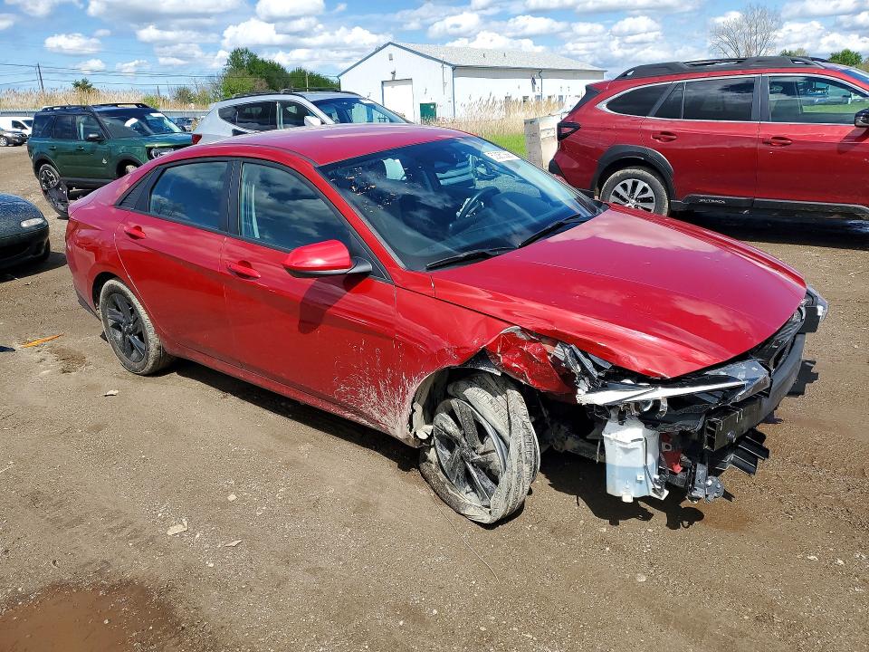 2023 Hyundai Elantra VIN KMHLM4AJXPU058311 COPART salvage auction — FRONT END, Oh - Cert Of Title-Salvage, sold $3,700 on 2026-07-02 (photo 4)