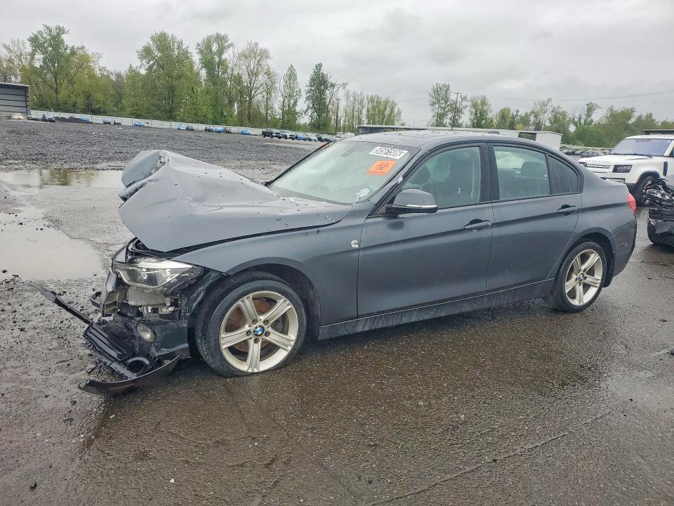 2018 BMW 3er VIN WBA8A3C54JA499595 COPART salvage auction — FRONT END, Or - Certificate Of Title, sold $800 on 2026-07-22 (photo 1)