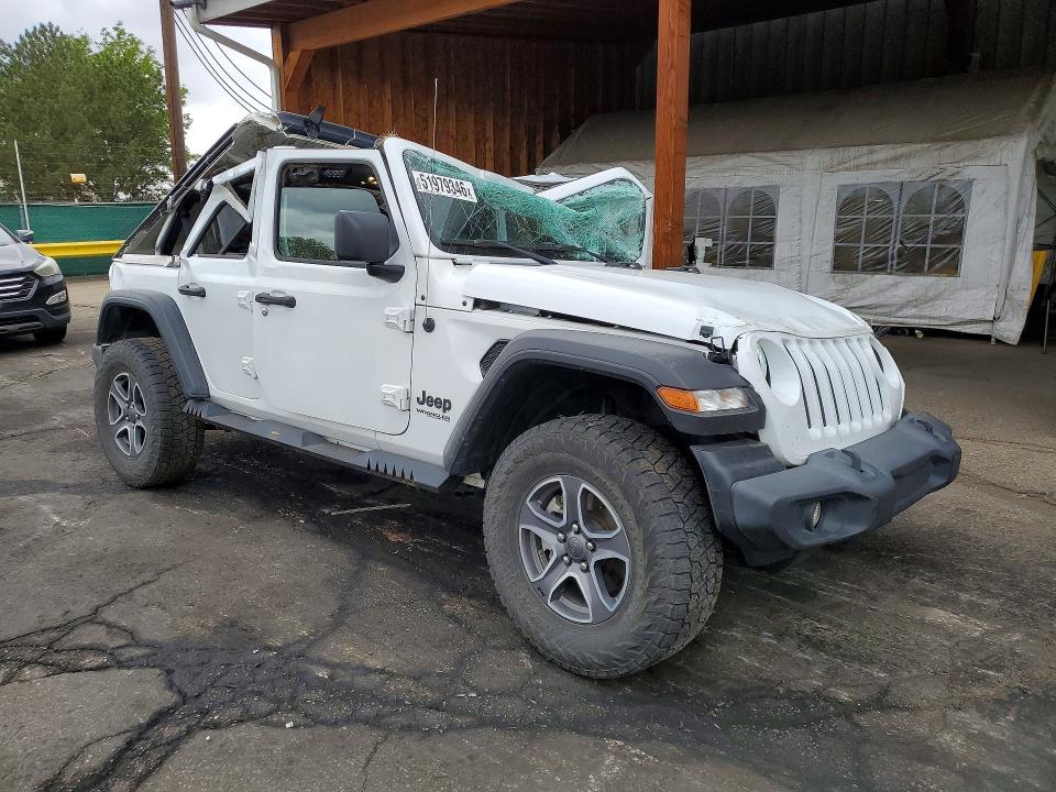 2022 Jeep Wrangler / VIN 1C4HJXDG9NW162360 COPART salvage auction — ROLLOVER, Other, sold $2,950 on 2026-07-09 (photo 4)