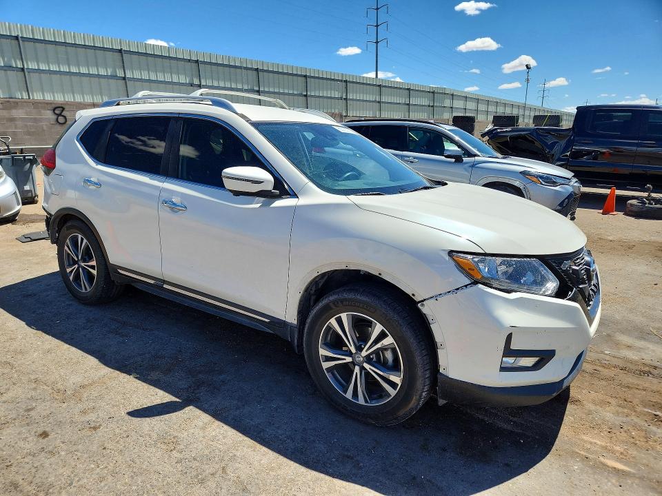 2017 Nissan Rogue VIN JN8AT2MV2HW014167 COPART salvage auction — REAR END, Nm - Cert Of Title-Salvage, sold $1,850 on 2026-07-30 (photo 4)