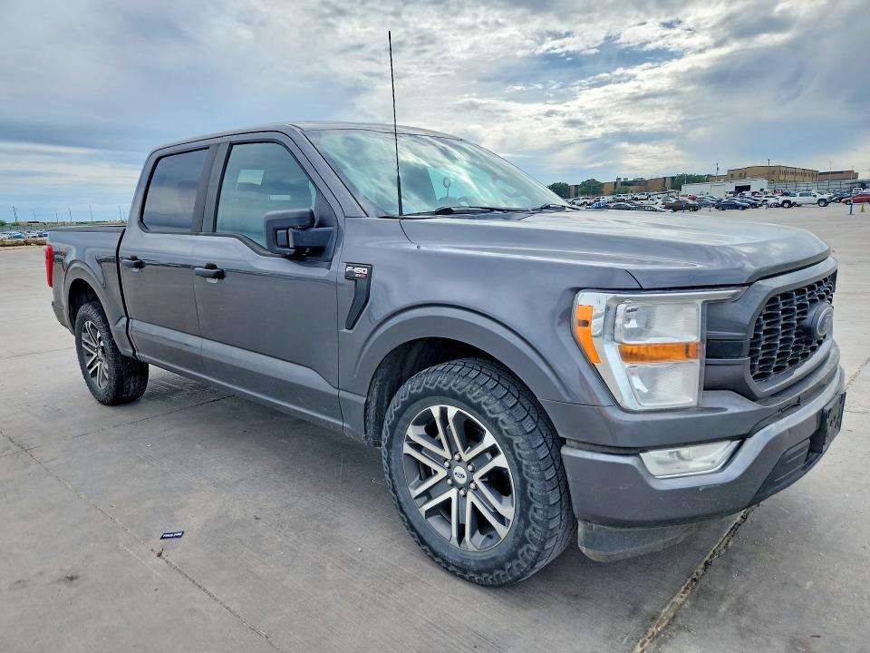 2022 Ford F-150 VIN 1FTEW1CP5NKD20963 COPART salvage auction — FRONT END, Tx - Certificate Of Title, sold $10,200 on 2026-07-02 (photo 4)