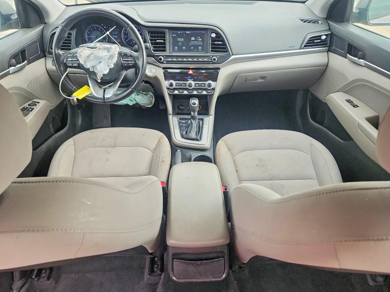 2020 Hyundai Elantra VIN KMHD84LF0LU073704 COPART salvage auction — FRONT END, Tx - Salvage Vehicle Title, sold $2,300 on 2026-07-02 (photo 8)