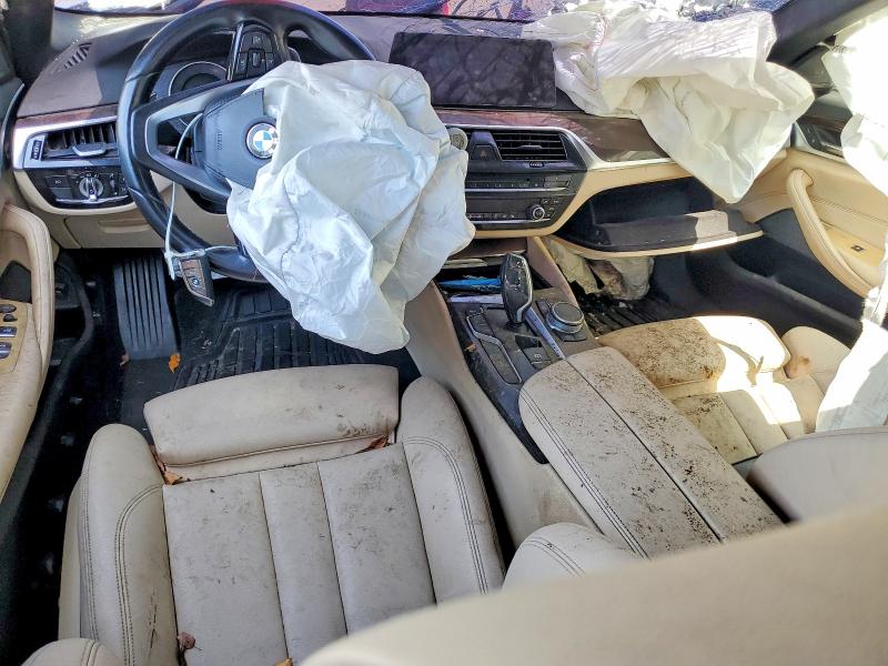 2018 BMW 5er VIN WBAJA5C56JWA36912 COPART salvage auction — FRONT END, Nj - Certificate Of Title, sold $4,150 on 2026-07-13 (photo 8)