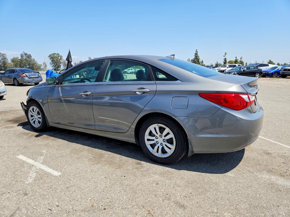 2012 Hyundai Sonata VIN 5NPEB4ACXCH502375 COPART salvage auction — FRONT END, Ca - Salvage Certificate, sold $875 on 2026-07-07 (photo 2)