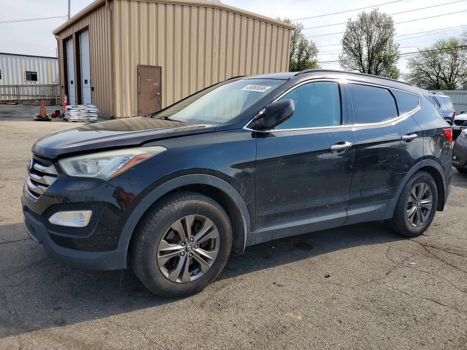 2013 Hyundai Santa fe VIN 5XYZUDLB5DG022074 COPART salvage auction — FRONT END, Oh - Cert Of Title-Salvage, sold $1,350 on 2026-07-08 (photo 1)
