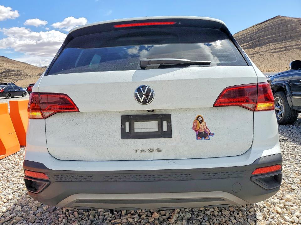 2022 Volkswagen Taos VIN 3VVCX7B29NM066696 COPART salvage auction — FRONT END, Nv - Salvage Title, sold $1,600 on 2026-07-09 (photo 6)