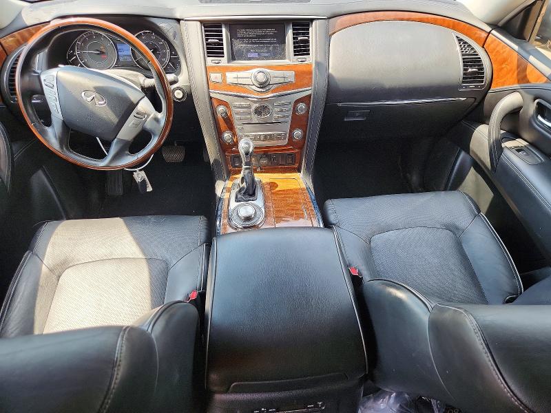 2019 Infiniti Qx80 VIN JN8AZ2NE6K9233703 COPART salvage auction — FRONT END, Fl - Certificate Of Title, sold $400 on 2026-07-28 (photo 8)
