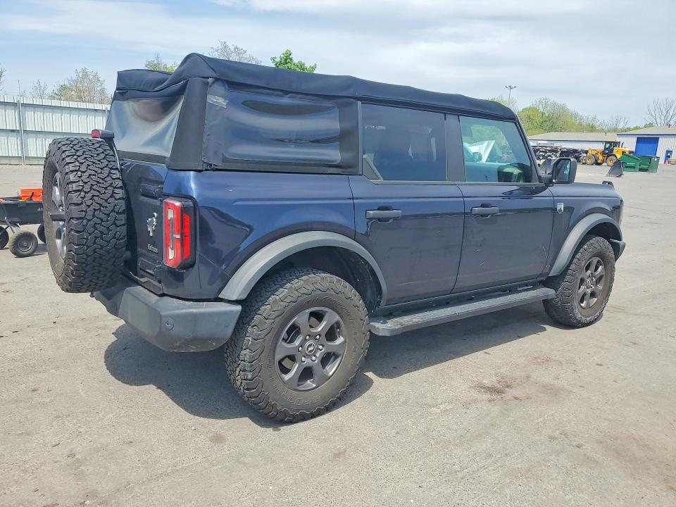2021 Ford Bronco VIN 1FMDE5BH6MLA90841 COPART salvage auction — MINOR DENT/SCRATCHES, Wv - Salvage Certificate, sold $14,000 on 2026-07-09 (photo 3)