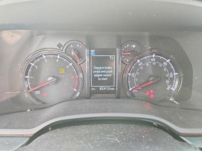2022 Toyota 4runner VIN JTETU5JR8N6058398 COPART salvage auction — FRONT END, Tx - Salvage Vehicle Title, sold $2,100 on 2026-07-21 (photo 9)