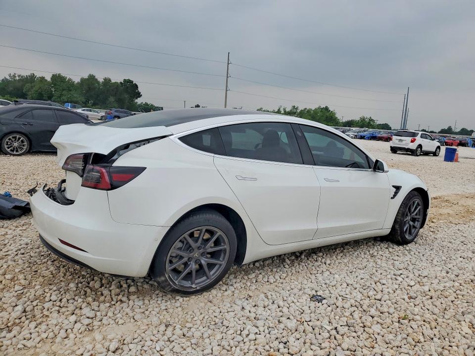 2020 Tesla Model 3 VIN 5YJ3E1EA1LF792722 COPART salvage auction — REAR END, Tx - Salvage Vehicle Title, sold $3,550 on 2026-07-16 (photo 3)