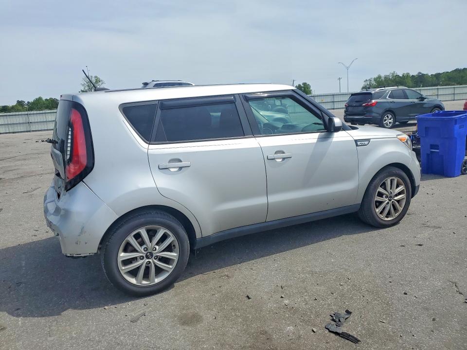 2018 Kia Soul VIN KNDJP3A59J7505507 COPART salvage auction — REAR END, Nc - Salvage Certificate Of Title, sold $500 on 2026-07-23 (photo 3)