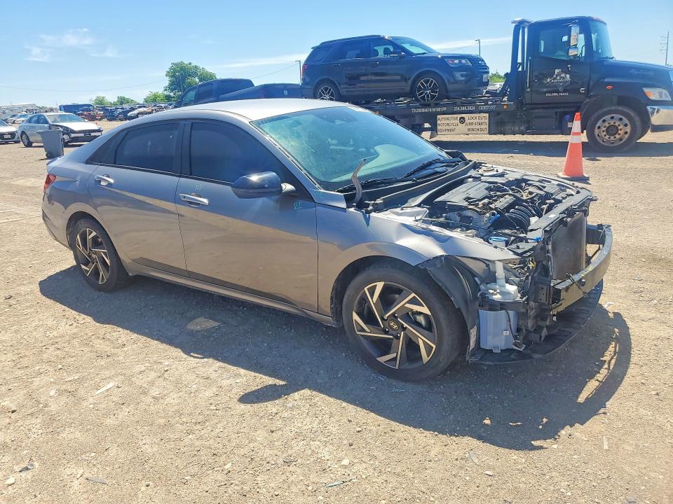 2025 Hyundai Elantra VIN KMHLM4DG9SU887251 COPART salvage auction — FRONT END, TX, sold $5,000 on 2026-07-22 (photo 4)