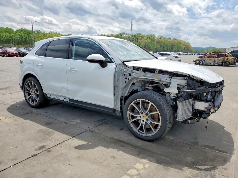 2023 Porsche Cayenne VIN WP1AA2AY4PDA10498 COPART salvage auction — FRONT END, KY - CERTIFICATE OF TITLE, sold $32,500 on 2026-07-30 (photo 4)