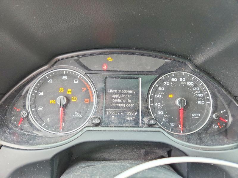 2016 Audi Q5 VIN WA1C2AFP7GA030841 COPART salvage auction — FRONT END, Il - Salvage Certificate, sold $2,000 on 2026-07-03 (photo 9)