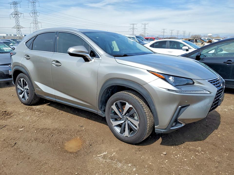2020 Lexus Nx VIN JTJGJRDZXL5000178 COPART salvage auction — SIDE, Il - Salvage Certificate, sold $10,800 on 2026-07-02 (photo 4)