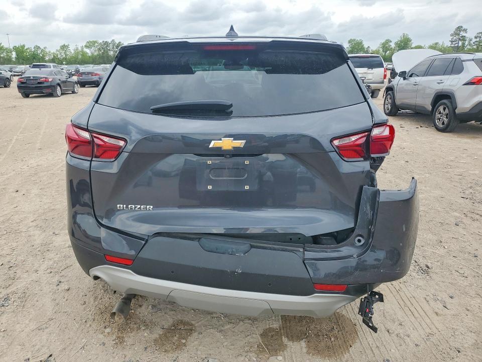2022 Chevrolet Blazer VIN 3GNKBCR47NS206305 COPART salvage auction — REAR END, Tx - Salvage Vehicle Title, sold $4,800 on 2026-07-03 (photo 6)