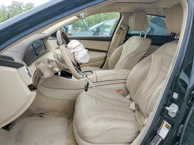2016 Mercedes-benz S-klasse VIN WDDUG8FB5GA226016 COPART salvage auction — FRONT END, Md - Cert Of Salvage > 75% Damage, sold $3,050 on 2026-07-14 (photo 7)